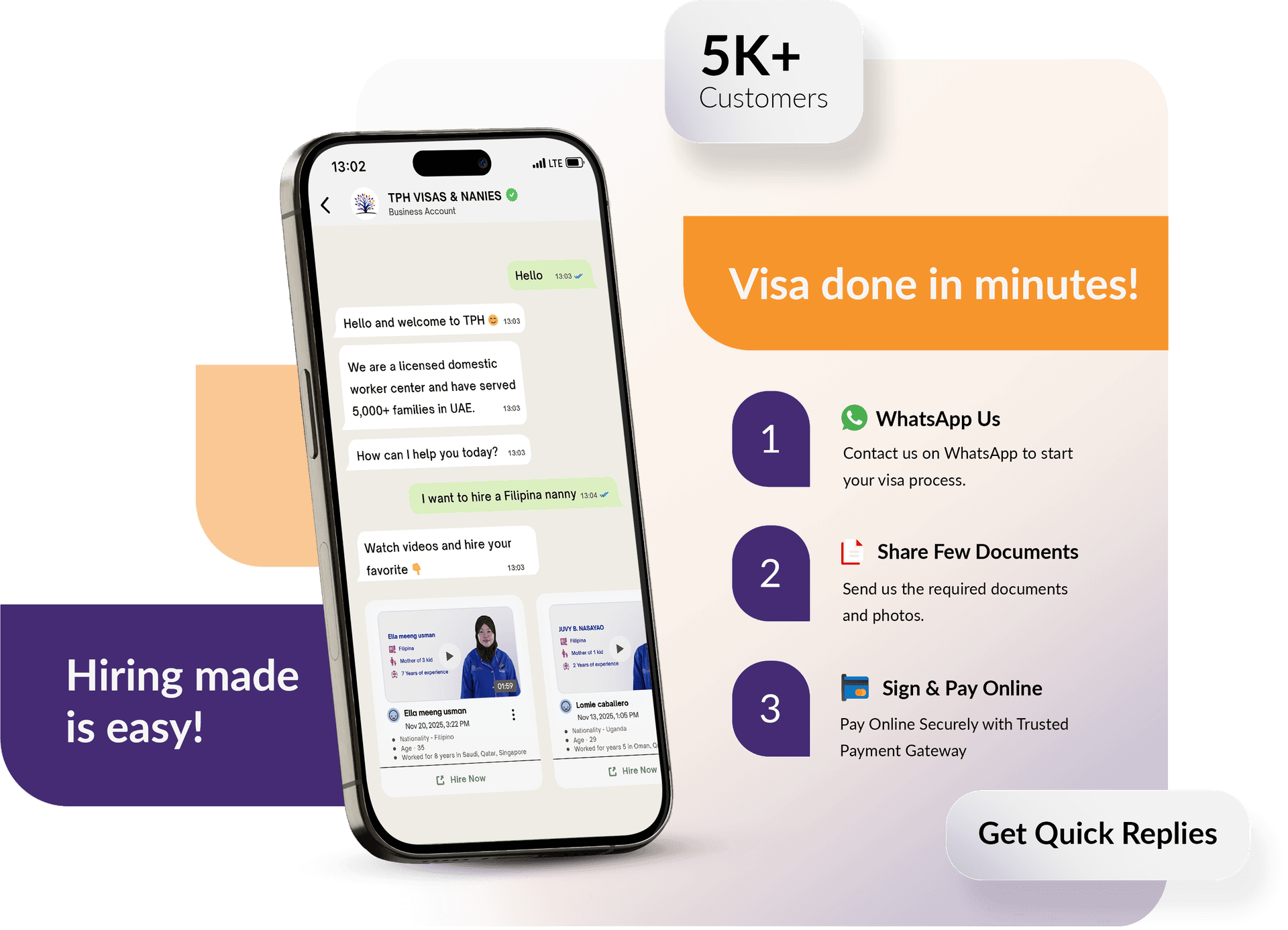 TPH Visas hero illustration