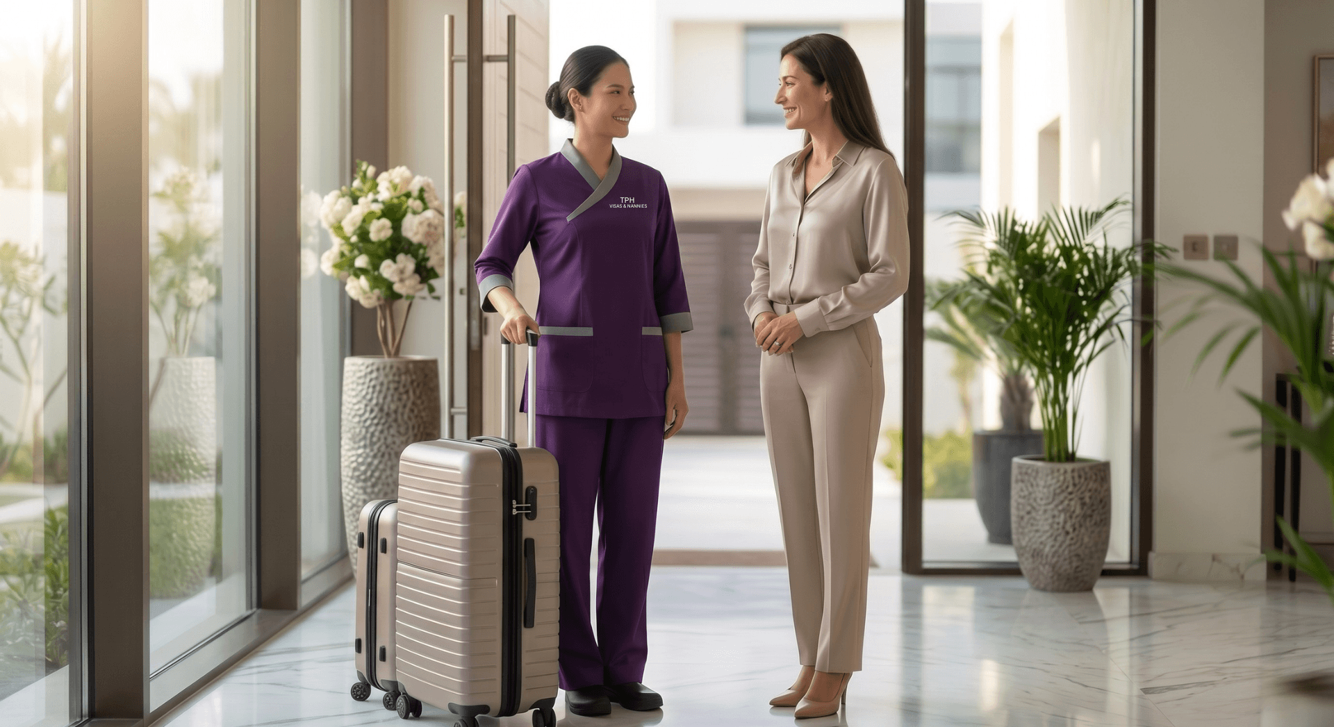 Maid visa in Dubai cancellation and grace period support for domestic workers.
