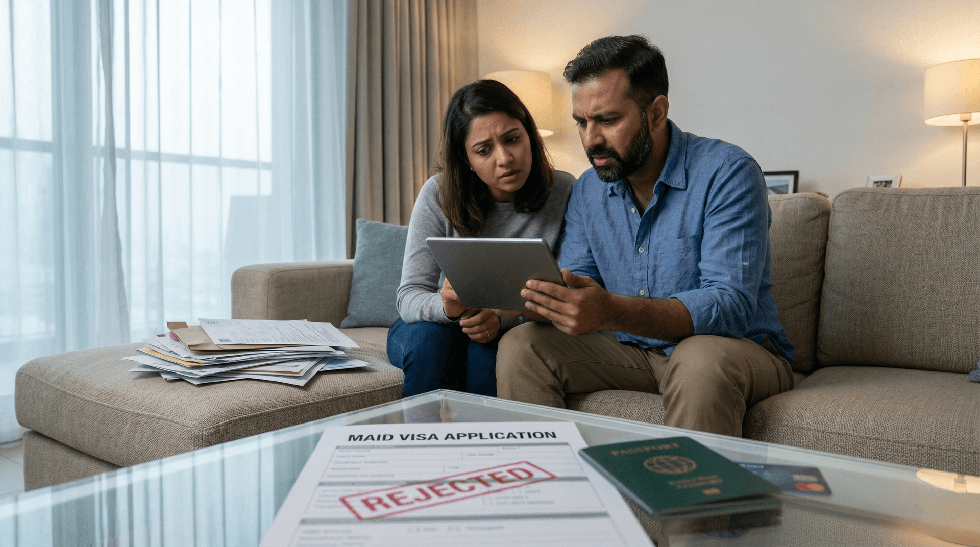 maid visa rejected Dubai nationality