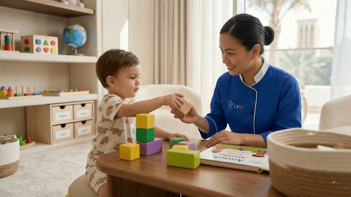 nanny visa Dubai online process without government visit including application, medical test and Emirates ID steps