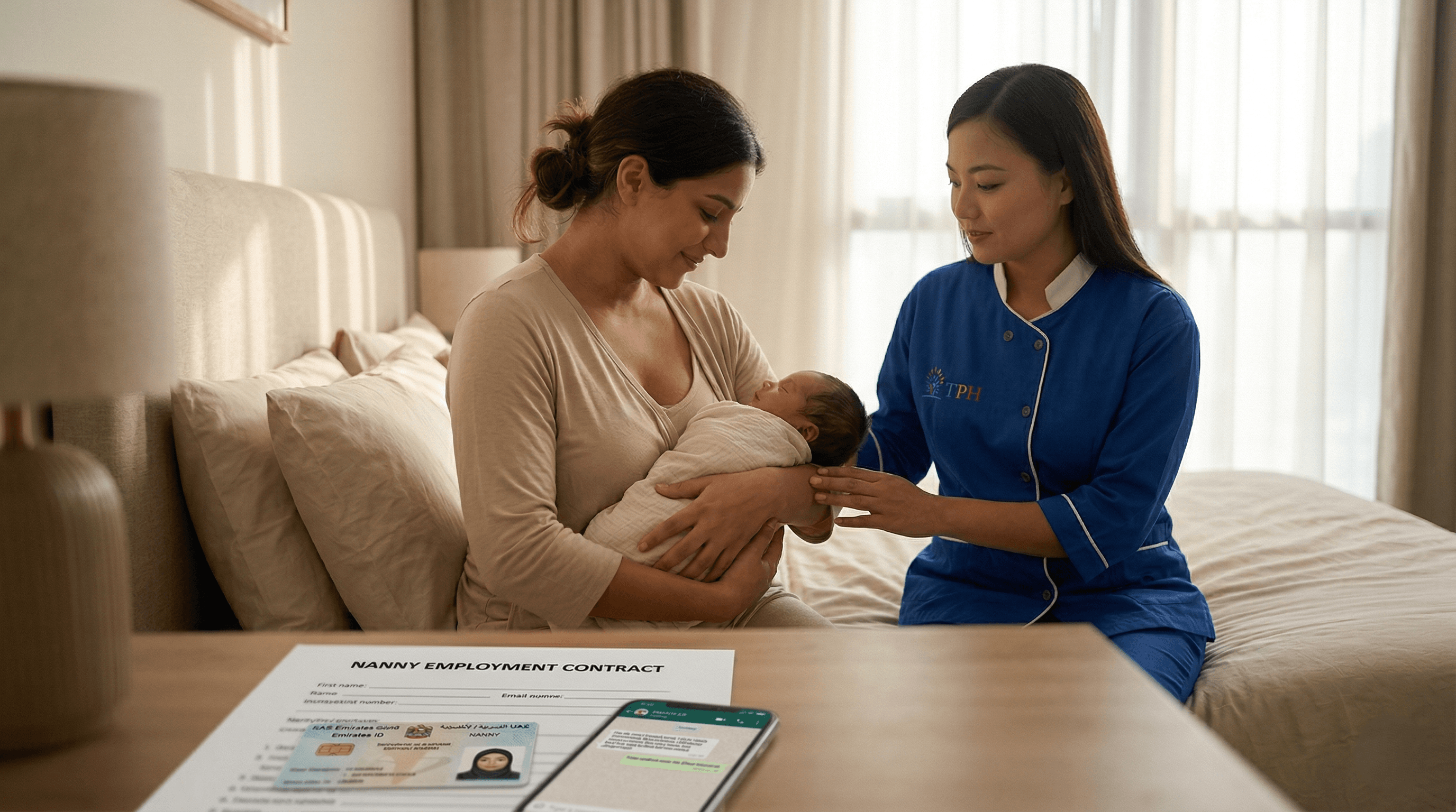 Nanny visa for new parents in Dubai infant care guide with professional nanny support